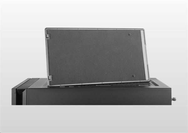 CoolerMaster case Silencio S400 Steel, mATX, USB3.0, Card reader, bez zdroja, čierna