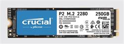 Crucial P2 250GB SSD, M.2 2280, NVMe PCIe Gen3 x4, r2100MB/s, w1150MB/s