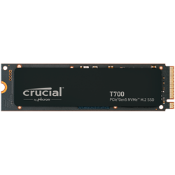 Crucial T700 2TB PCIe Gen5 NVMe M.2 SSD (r12400MB/s, w11800MB/s)