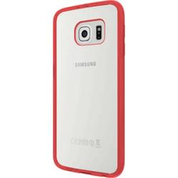 Cygnett, obal AeroShield Crystal pre Samsung Galaxy S6 Edge, priehľadný, červený okraj