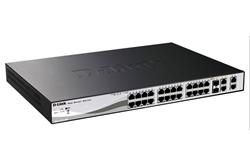 D-Link DES-1210-28P 24-port 10/100 Smart Switch + 2x SFP + 2x Gb, PoE