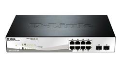 D-Link DGS-1210-10P 8-port 1Gb Smart switch, 2x SFP, PoE