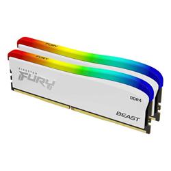 DDR 4.... 16GB . 3200MHz. CL16 FURY Beast White RGB SE Kingston (2x8GB)