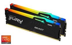 DDR 5.... 64GB . 5200MHz. CL36 FURY Beast Black RGB Kingston AMD EXPO (2x32GB)