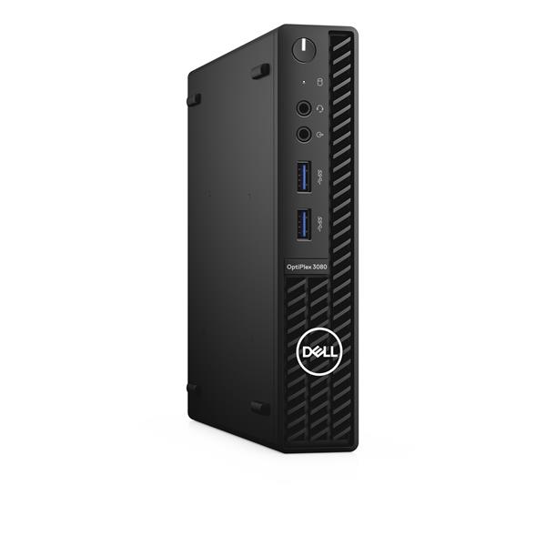 Dell Optiplex 3080 MFF/Core i3-10105T/8GB/256GB SSD/Integrated/TPM/WLAN + BT/Kb/Mouse/W10Pro/3Y Basic Onsite