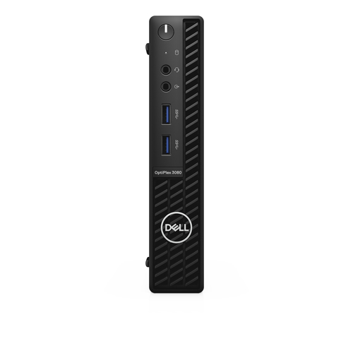Dell Optiplex 3080 MFF/Core i5-10500T/8GB/256GB SSD/Integrated/TPM/WLAN + BT/Kb/Mouse/W10Pro/3Y Basic Onsite