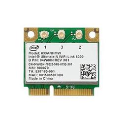 Dell Wireless: EMEA Intel Pro Wireless 6300 ( 802.11a/g/Draft-n 3X3) Mini Card (Kit