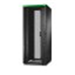 Easy Rack 800mm/42U/800mm with Roof, Side panel,castors,feet and 4 Brackets, No Bottom, black