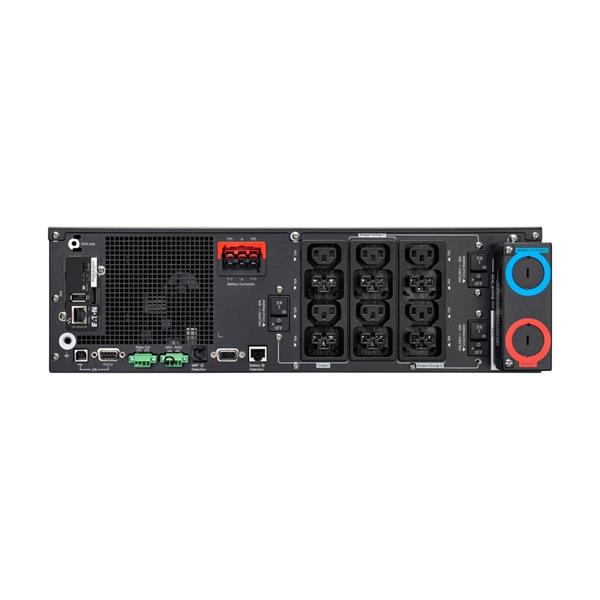 EATON 9PX Gen 2 Lithium UPS Netpack, 6000 VA, 6000 W, Input: Hardwired, Outputs: (6) C13, (6) C39, Hardwired, Rack