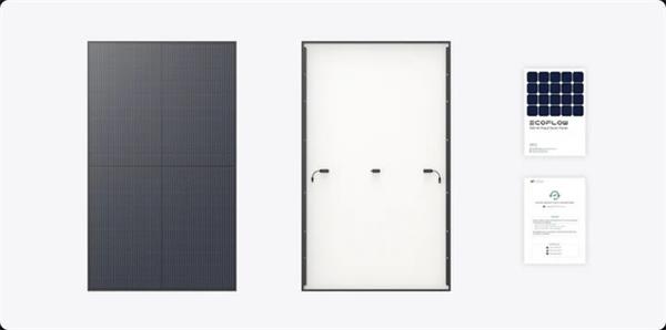EcoFlow sada dvoch 450W pevných solárnych panelov