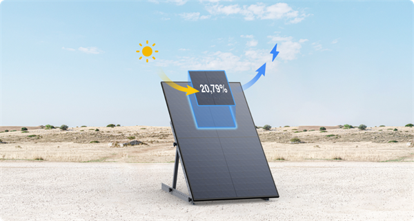 EcoFlow sada dvoch 520W pevných solárnych panelov
