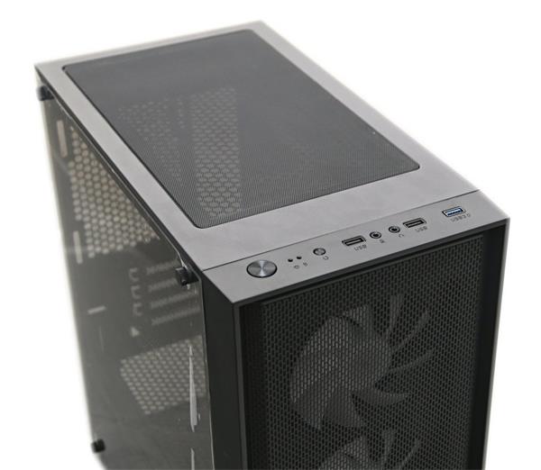 Eurocase MC G Trinity skrinka mATX, bez zdroja, čierna, 3x RGB ventilátor
