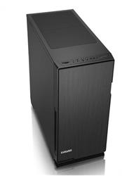 Evolveo T1 odhlučnčný case, ATX, 2xUSB3.0 + 2xUSB2.0 + audio + čitačka, čierny, bez zdroja