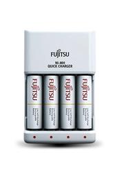 Fujitsu rýchla nabíjačka, 4-kanálová, 4x R06/AA, 2100 cyklov, blister