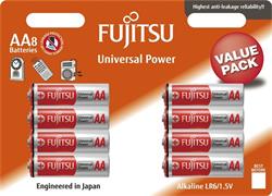 Fujitsu Universal Power alkalická batéria LR06/AA, blister 8ks