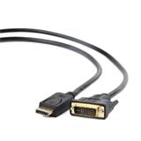 Gembird kábel DisplayPort (M) na DVI (M), 1.8 m, čierny