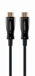 Gembird kábel HDMI High speed (M - M), aktívny, optický (AOC), s Ethernetom, séria Premium, pozlátené konektory, 80 m
