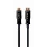 Gembird kábel HDMI High speed (M - M), aktívny, optický (AOC), s Ethernetom, séria Premium, pozlátené konektory, 80 m