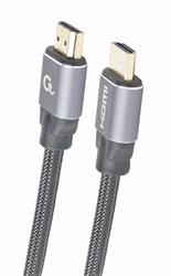 Gembird kábel HDMI High speed (M - M), séria Premium, Ethernet, pozlátené konektory, 2 m,