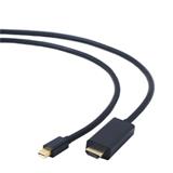 Gembird kábel Mini DisplayPort (M) na HDMI (AM), 4K/30HZ, 1.8 m, čierny