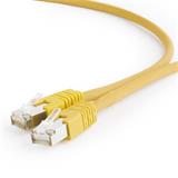 Gembird patch kábel S/FTP Cat. 6A LSZH, 1 m, žltý