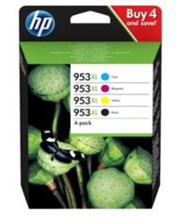 HP 953XL 4-Pack Ink C/M/Y/K