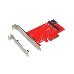 i-tec PCI-e 2x M.2 Card (PCI-E/SATA) with Low Profile