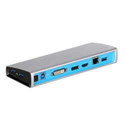 i-tec USB 3.0 METAL Docking Station DVI+HDMI/DP Glan + Audio + USB 3.0 HUB