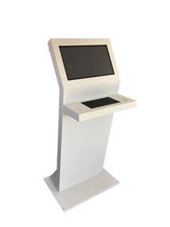 Industrial iCafe Kiosk Keyboard Desk