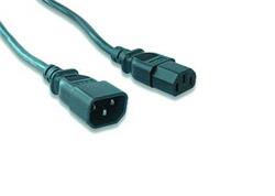 Kábel predlžovací 220V/230V sieťového prívodu 5m (C13 to C14)