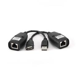 Kábel USB aktívna predlžovačka 30m USB2.0 (LAN)