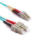KELine Optický duplex kabel 50/125 OM3, LC/SC, 3m