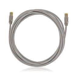 KELine Patch kábel Cat6A, STP, LSOH, 12m, sivý