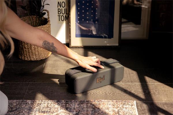 KLIPSCH Detroit, prenosný Bluetooth reproduktor, 60 W, čierny