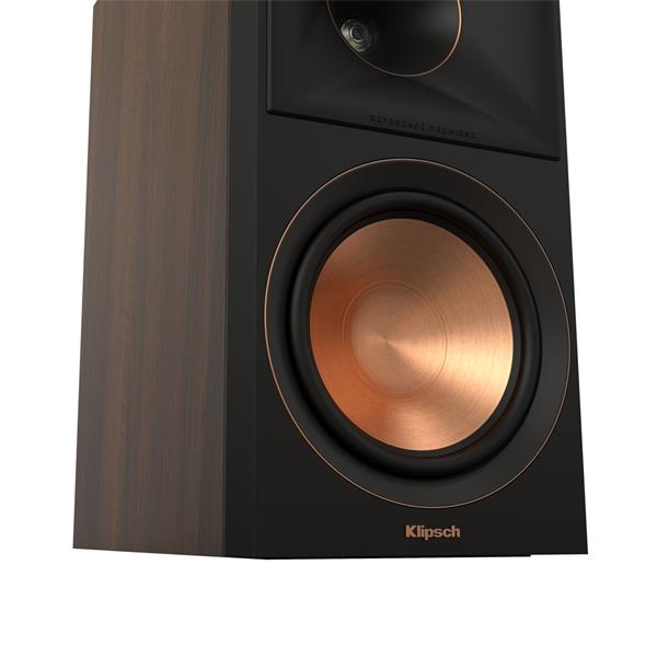 Klipsch RP-600M II regálové reproduktory, 100 W, Bass-reflex, 8 Ohm, 94,5 dB, hnedé, pár