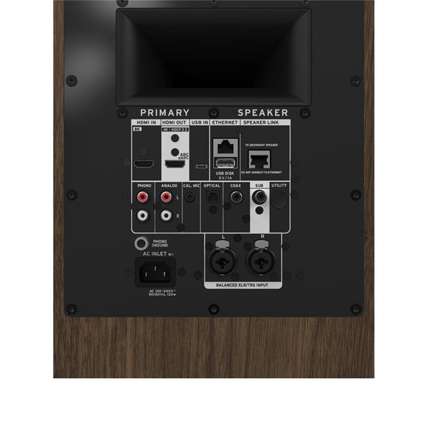 Klipsch The Nines II, aktívne reproduktory, orech