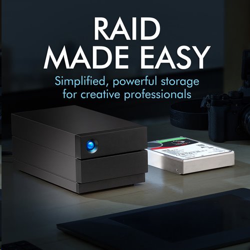 LaCie 2big RAID 60TB Professional desktop storage USB-C/USB4/TB