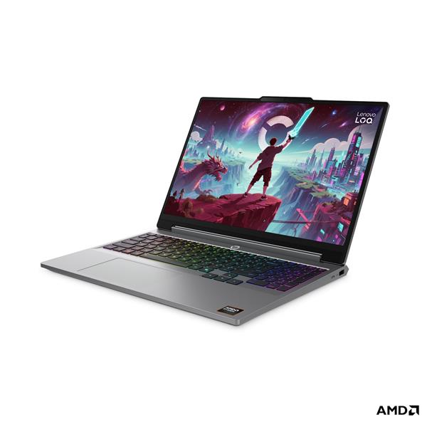 Lenovo IP LOQ 15AHP11, Ryzen 7 250, 15.3˝ 2560x1600 WQXGA, RTX 5070/8GB, 32GB, SSD 1TB, FDOS, šedý, 2y CI bez AC