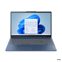 Lenovo IP Slim 3 15ABR8, Ryzen 5 5625U, 15.6˝ 1920 x 1080 FHD, UMA, 8GB, SSD 512GB, W11H, modrý, 2y CI