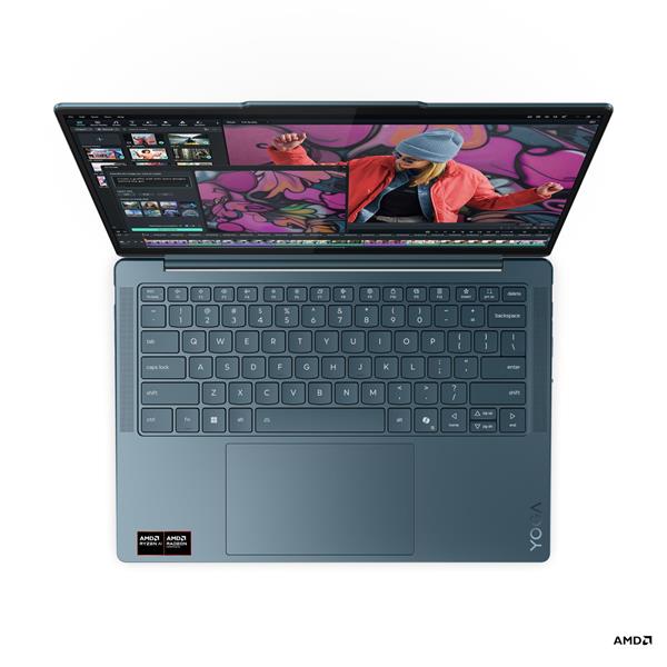 Lenovo IP Yoga Slim 7 14AKP10, Ryzen AI 7 345, 14.0˝ 2880 x 1800, UMA, 16GB, SSD 512GB, FDOS, modrý, 3y PS bez AC