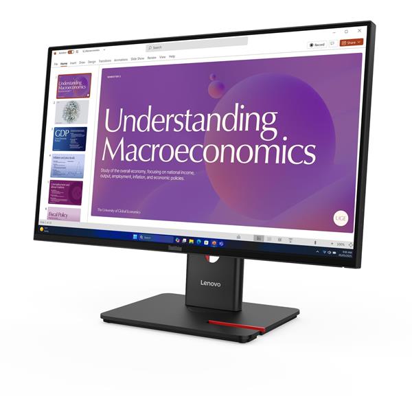 Lenovo T24D-40 23.8" 1920x1080 FHD 1500:1 250cd 4ms HDMI+DP+USB+USB-C+RJ45 dock PD100W repro 3y