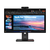 Lenovo T27QD-40 27" 2560x1440 QHD 1500:1 350cd 4ms HDMI+DP+USB+USB-C+RJ45 dock PD100W webcam 3y