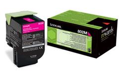 Lexmark 80C2SM0 CX310,CX410,CX510 Magenta Toner Cartridge 2k
