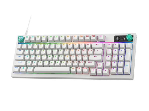 Logitech® G316 X 98 - WHITE - US INT'L, hmatová