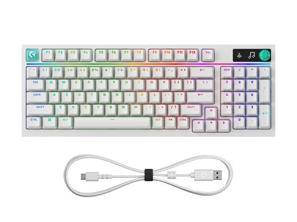 Logitech® G316 X 98 - WHITE - US INT'L, hmatová
