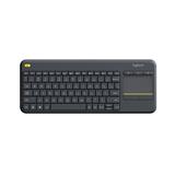 Logitech® K400 Plus Wireless Touch Keyboard Black, SK/CZ