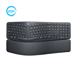Logitech® K860 ERGO Wireless keyboard, US INTL, GRAPHITE