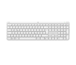 Logitech® K950 SIGNATURE SLIM WIRELESS KEYBOARD - OFF WHITE-US INT'L-2.4GHZ/BT