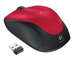 Logitech® M235 Wireless Mouse - RED - 2.4GHZ