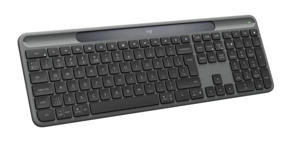 Logitech® Slim Solar+ for Business - GRAPHITE-US INT'L-2.4GHZ/BT